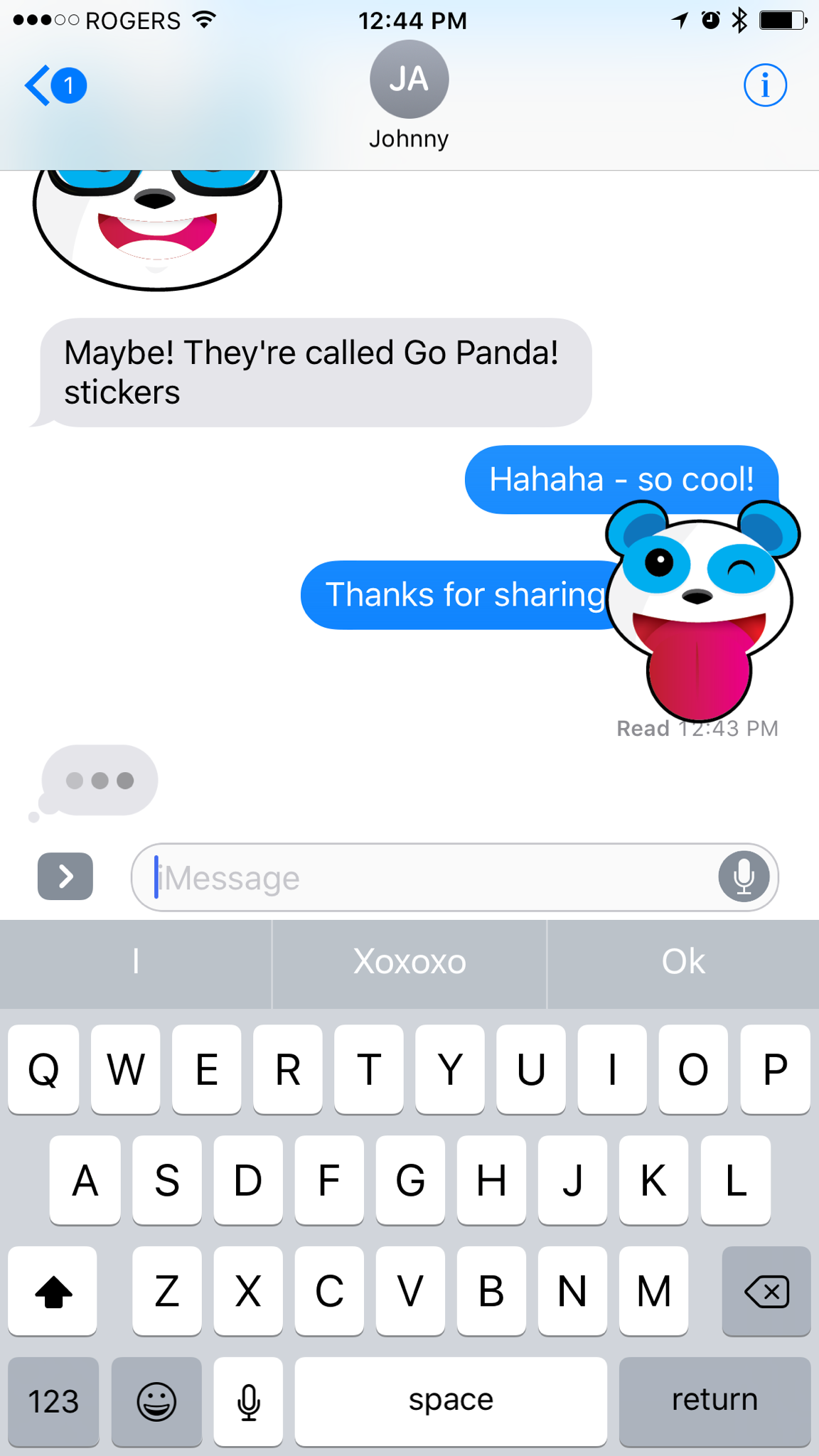 Go Panda! Stickers gallery image