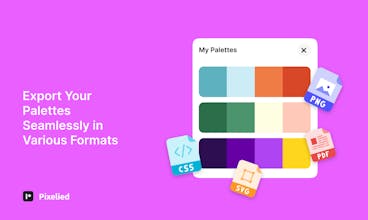 Generatore di palette di colori - Potenzia la tua creatività con il potere delle palette personalizzate.