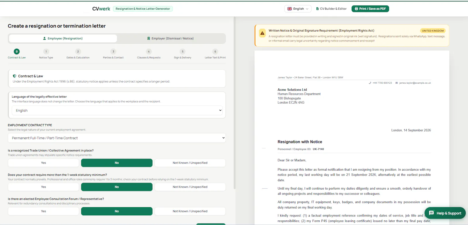 CVwerk screenshot 3