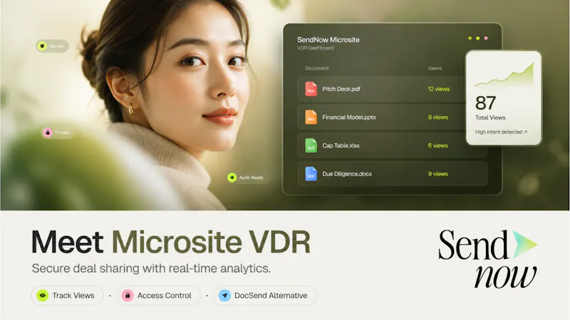 SendNow Virtual Data Rooms screenshot 2