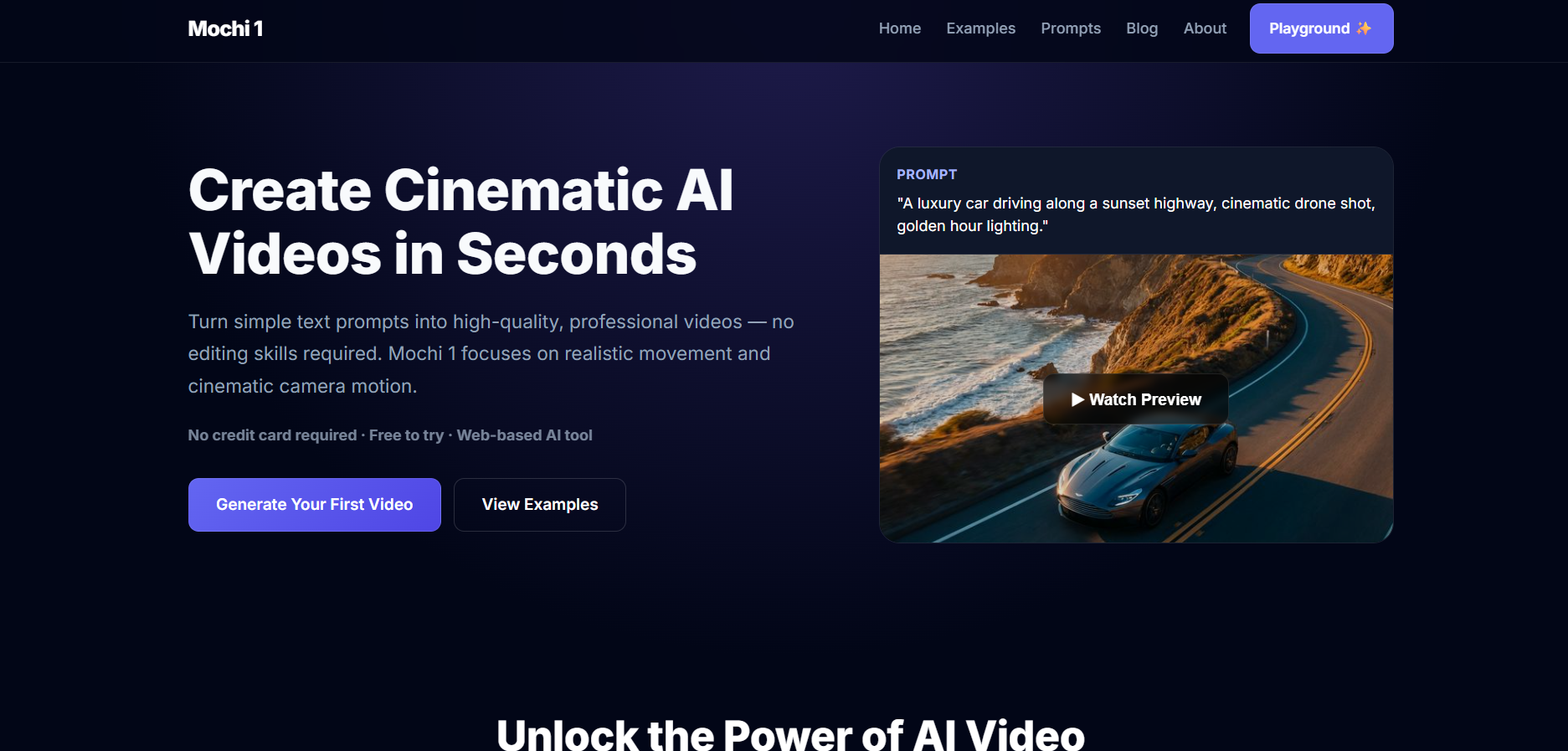 Mochi-1 AI gallery image