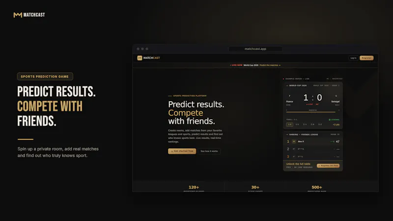 Matchcast screenshot 3