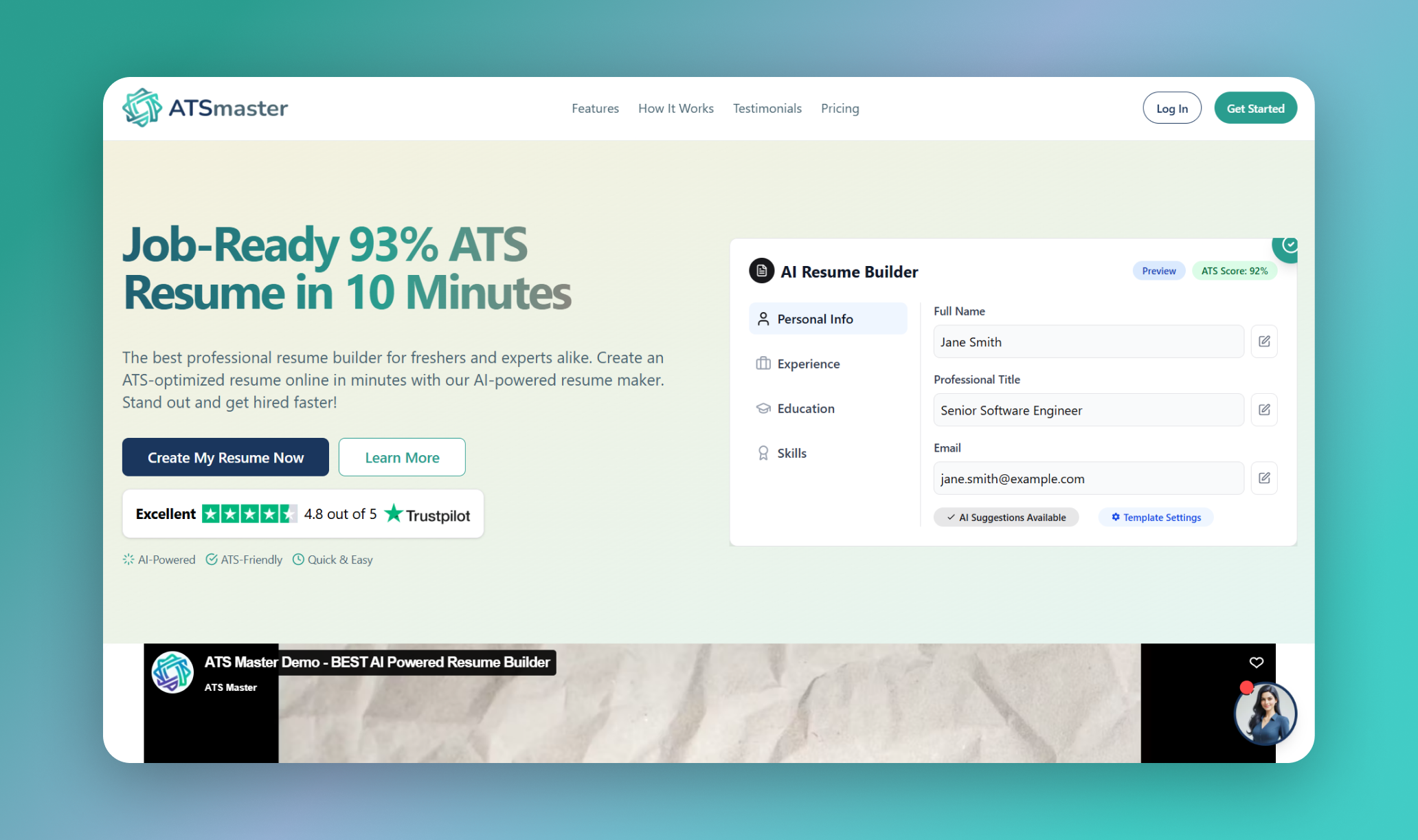 ATS Master - พร้อมงาน 93% ATS กลับมาทำงานใน 10 นาที media 3