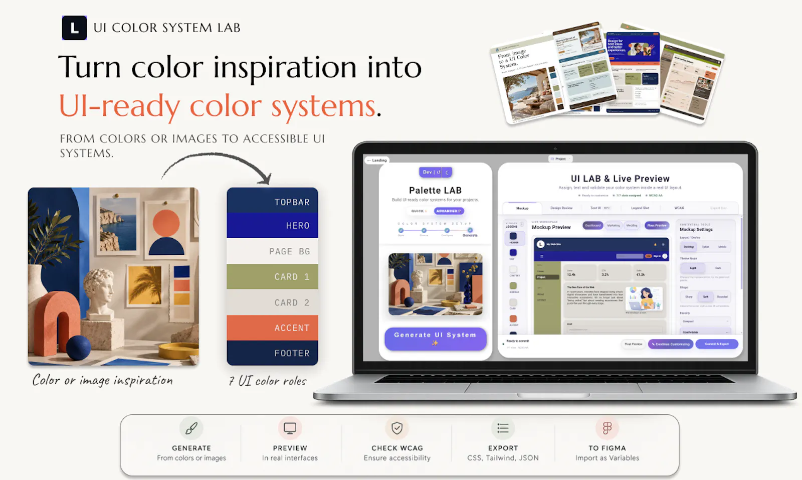 UI Color System LAB screenshot 2