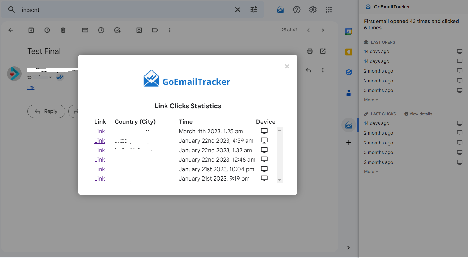GoEmailTracker gallery image