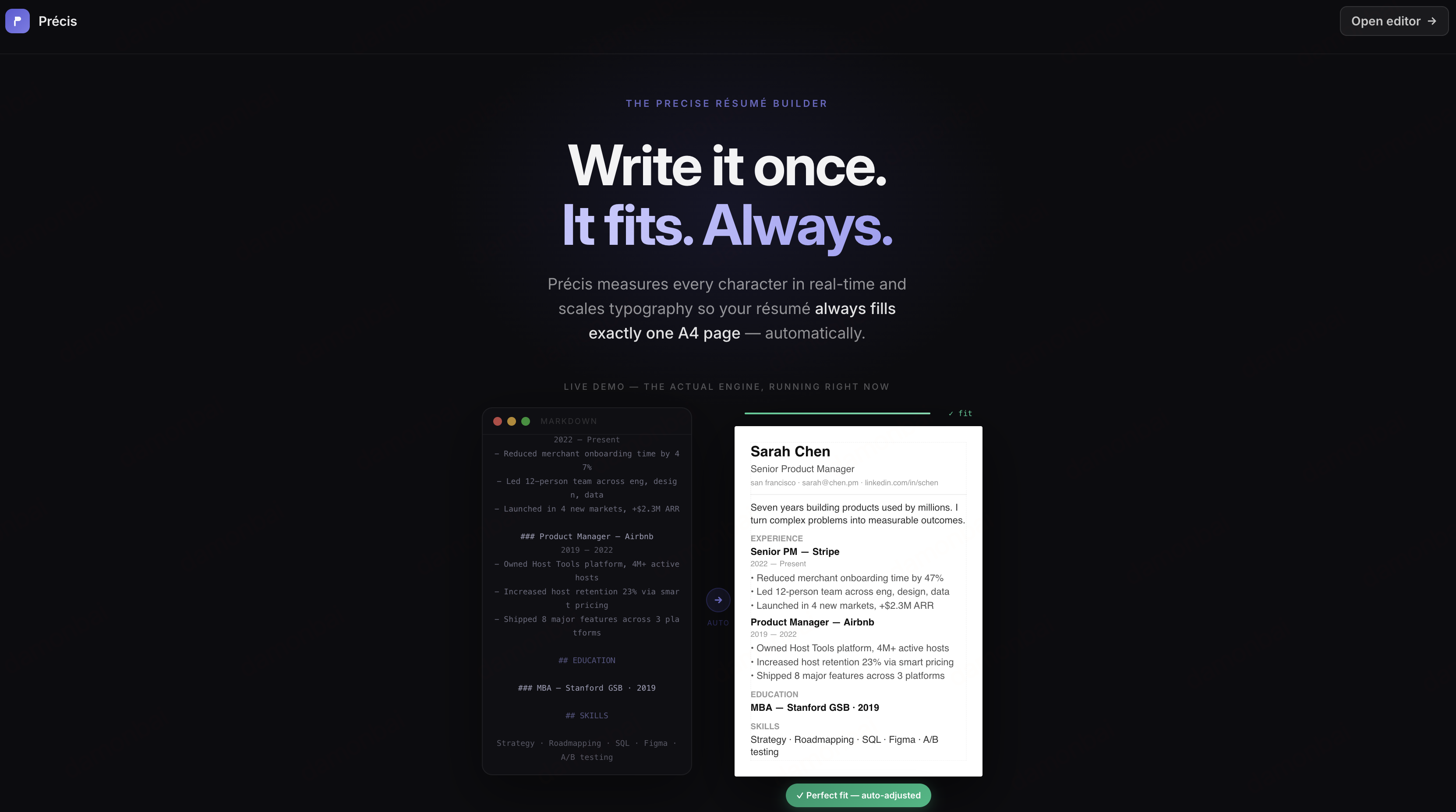 Précis gallery image