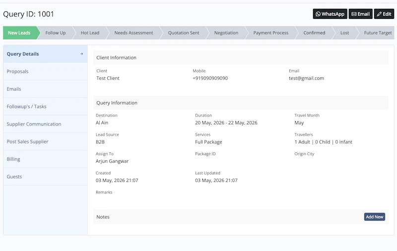 BestTravelCRM : CRM for Travel Agencies screenshot 5