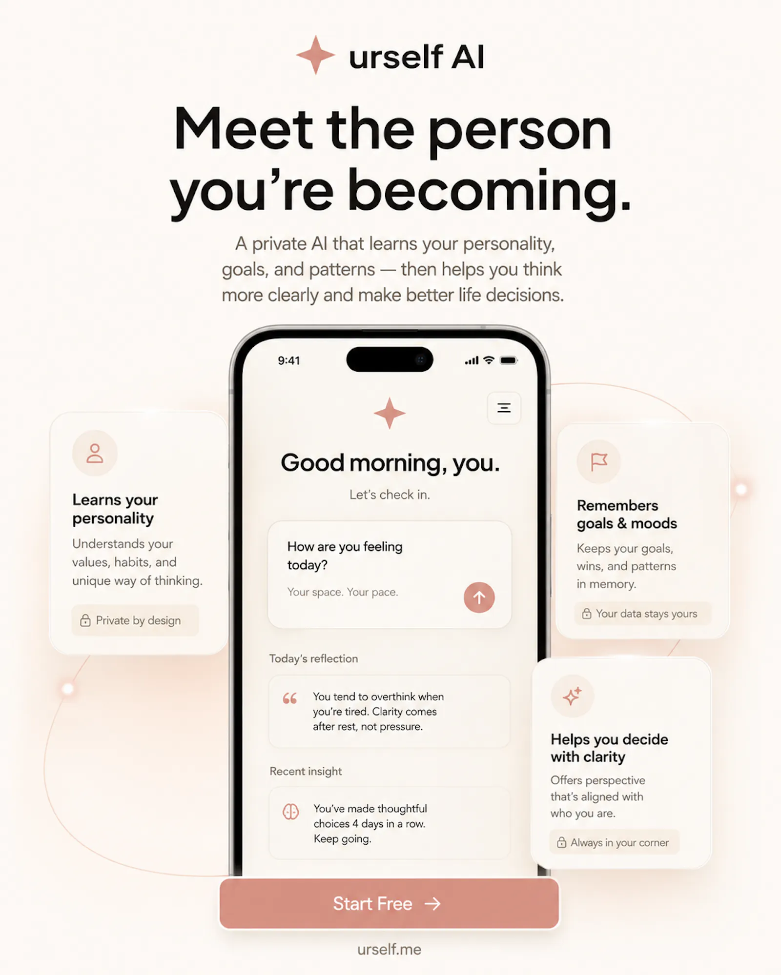Urself AI screenshot 2