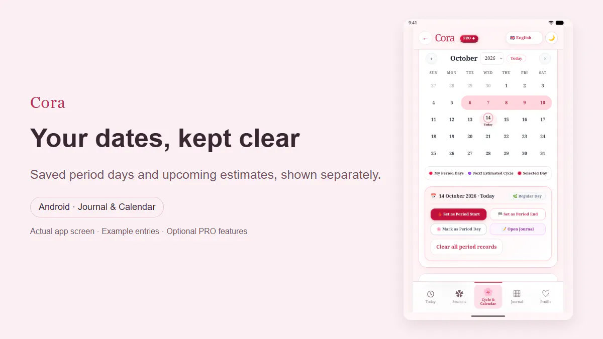 Cora: Journal & Calendar gallery image