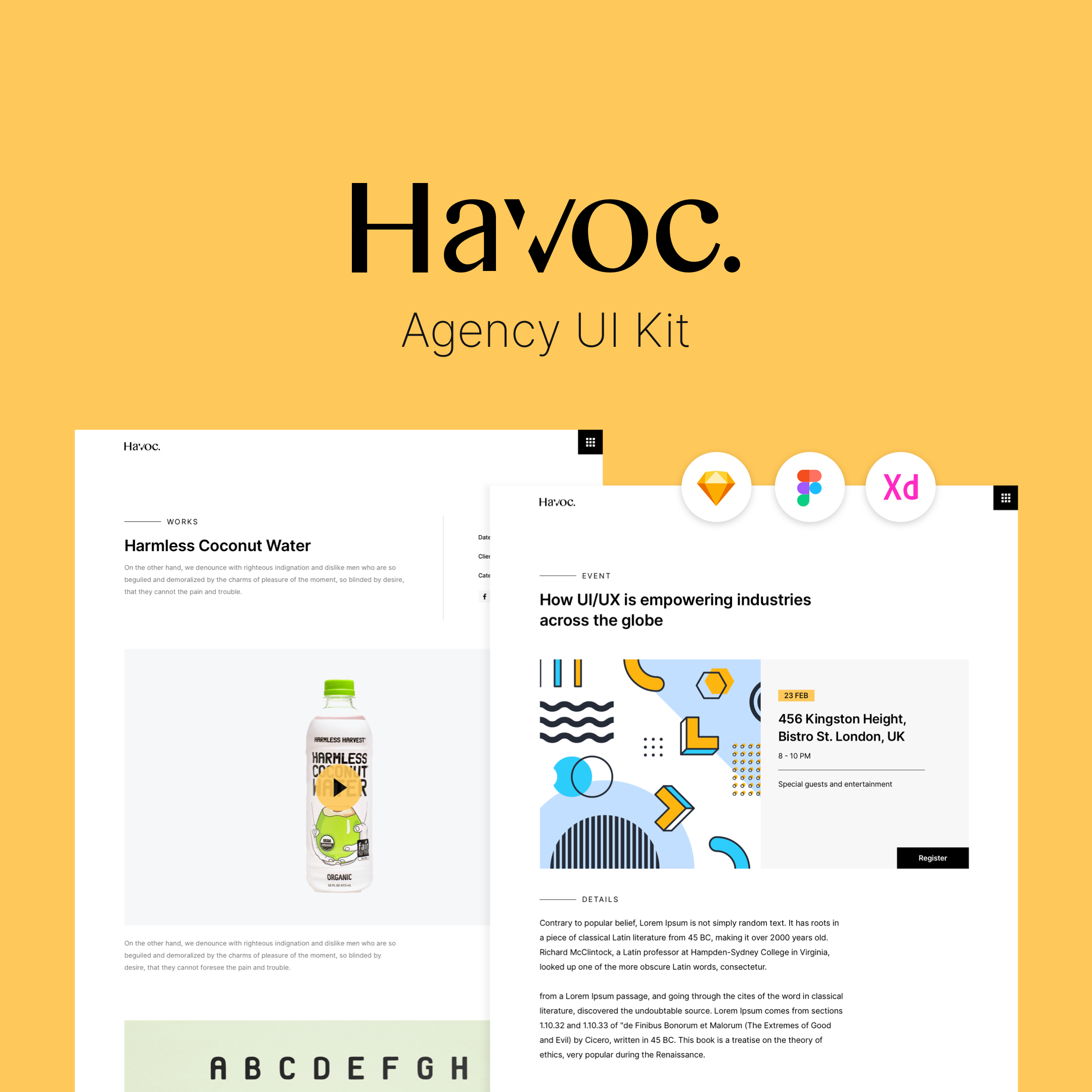 Havoc Agency UI Kit