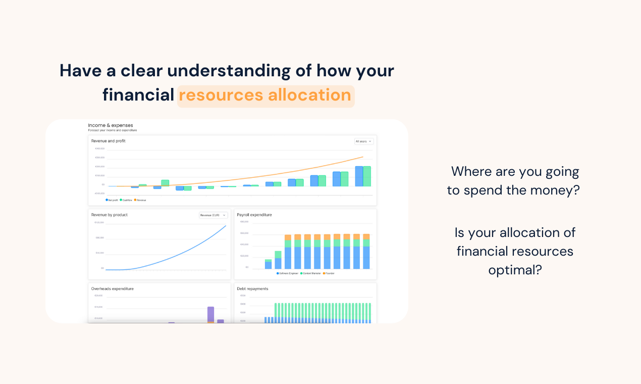 Clearfinance - Gelir öncesi girişimler için kullanımı kolay finansal planlama aracı medya 4