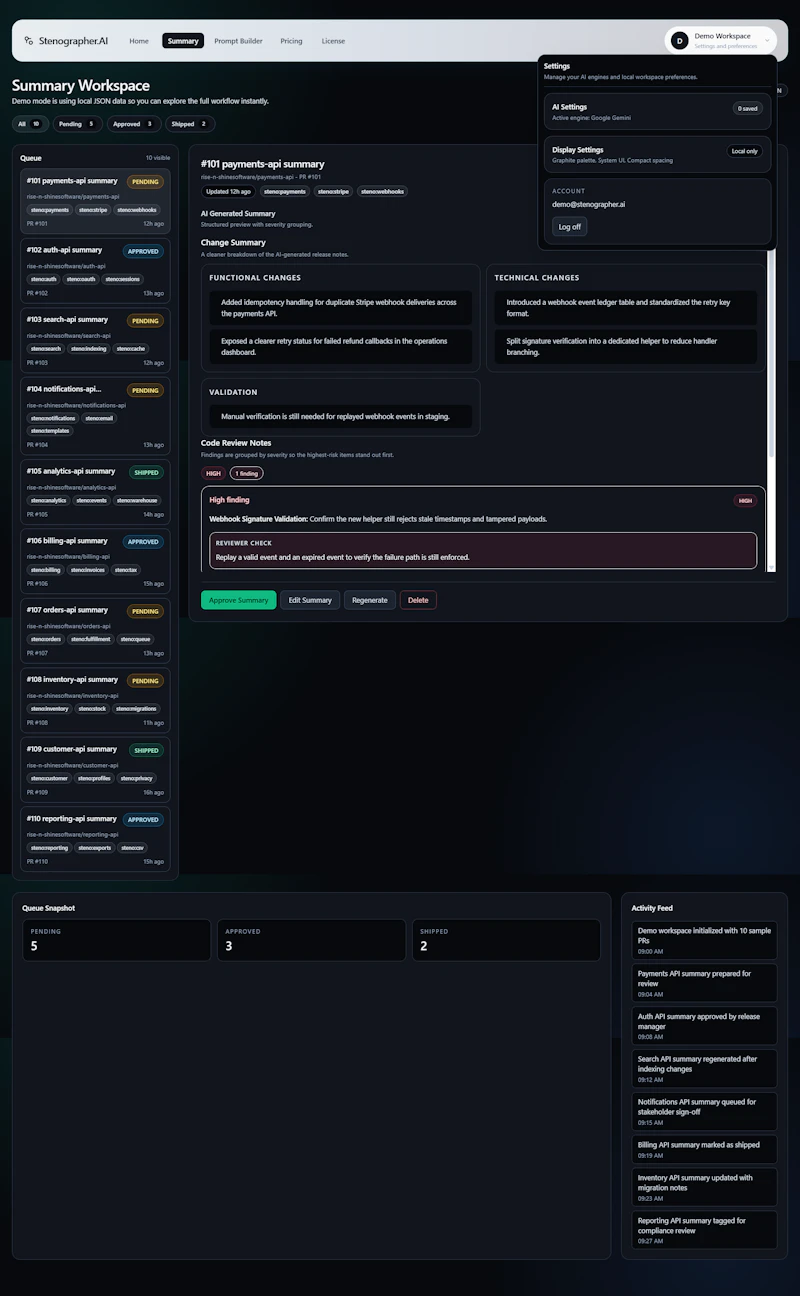 Stenographer-AI screenshot 7