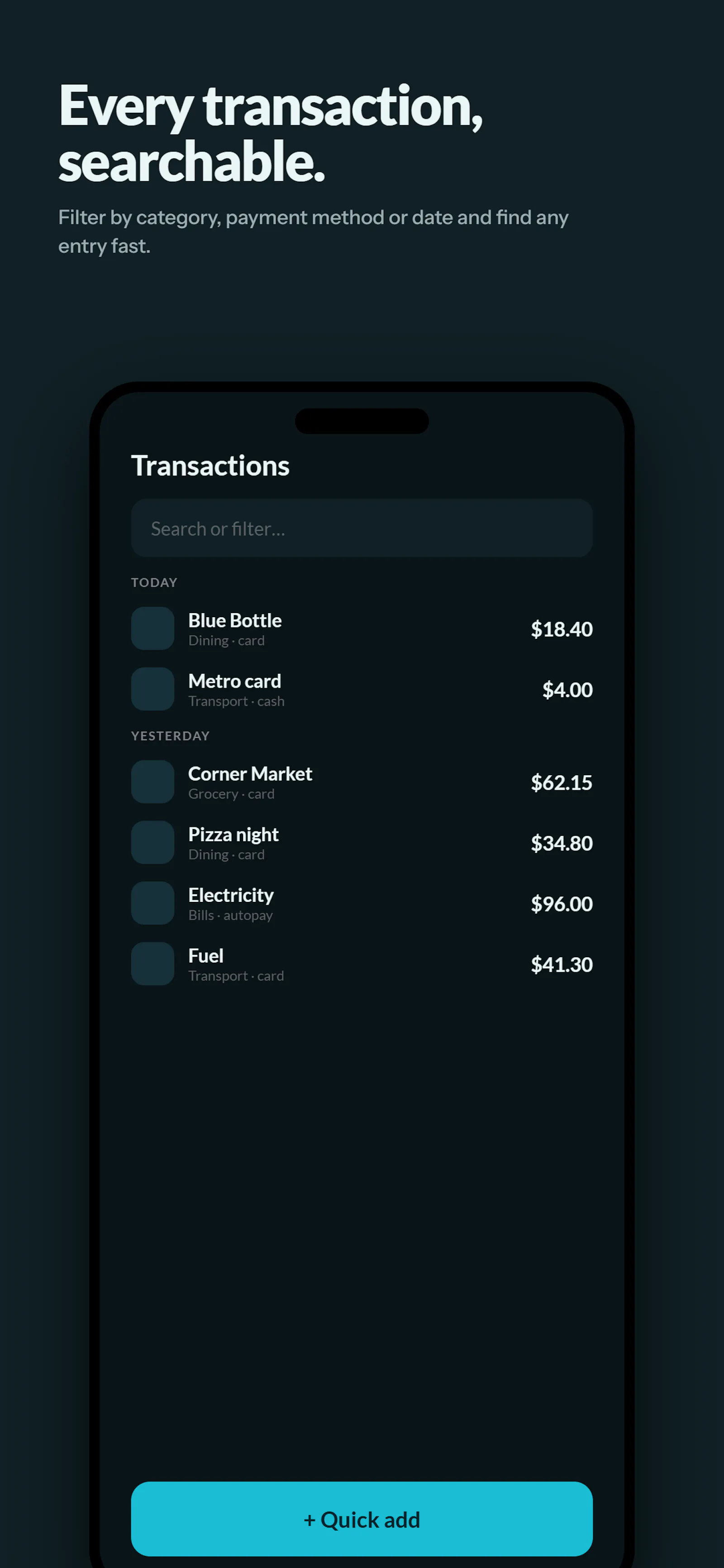 Expenxo screenshot 3