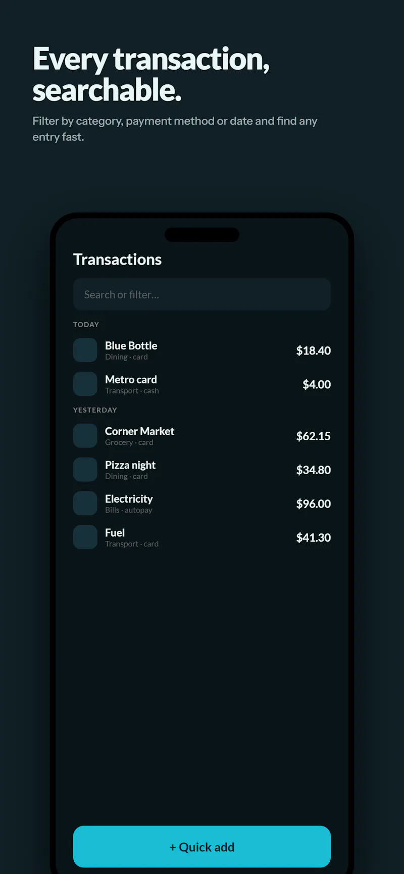Expenxo screenshot 3