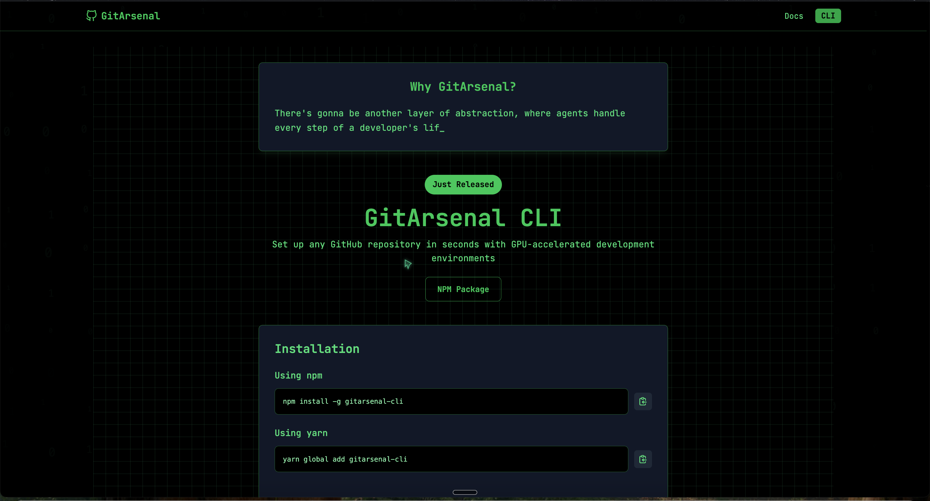 Gitarsenal - Git klonundan bir komutta koda çalıştırmaya kadar medya 4