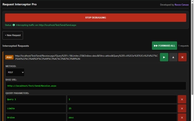 Request Interceptor Pro - Screenshot 2 showing product features and functionality
