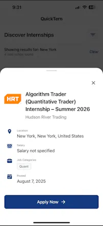 QuickTern | Internship Alerts gallery image