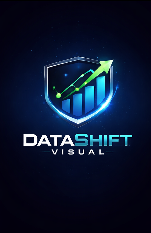 DataShift Visual - Product Hunt launch logo and brand identity