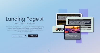 Landing Page UI gallery image
