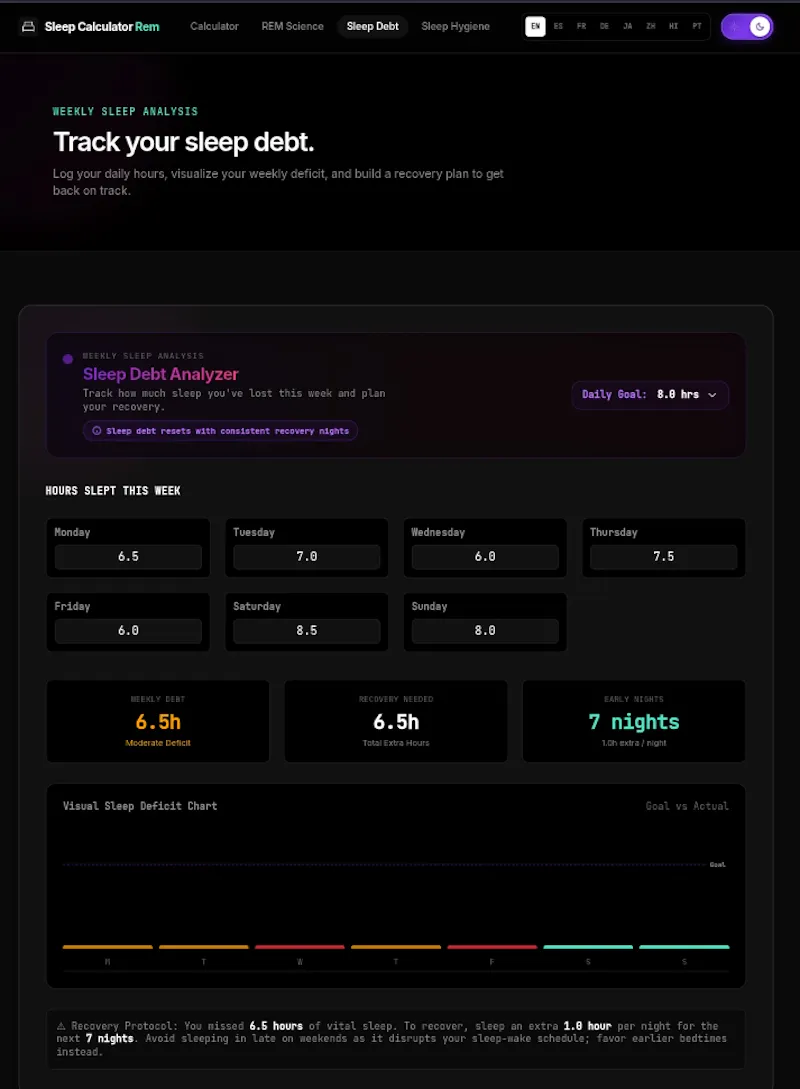 Sleep Calculator screenshot 5
