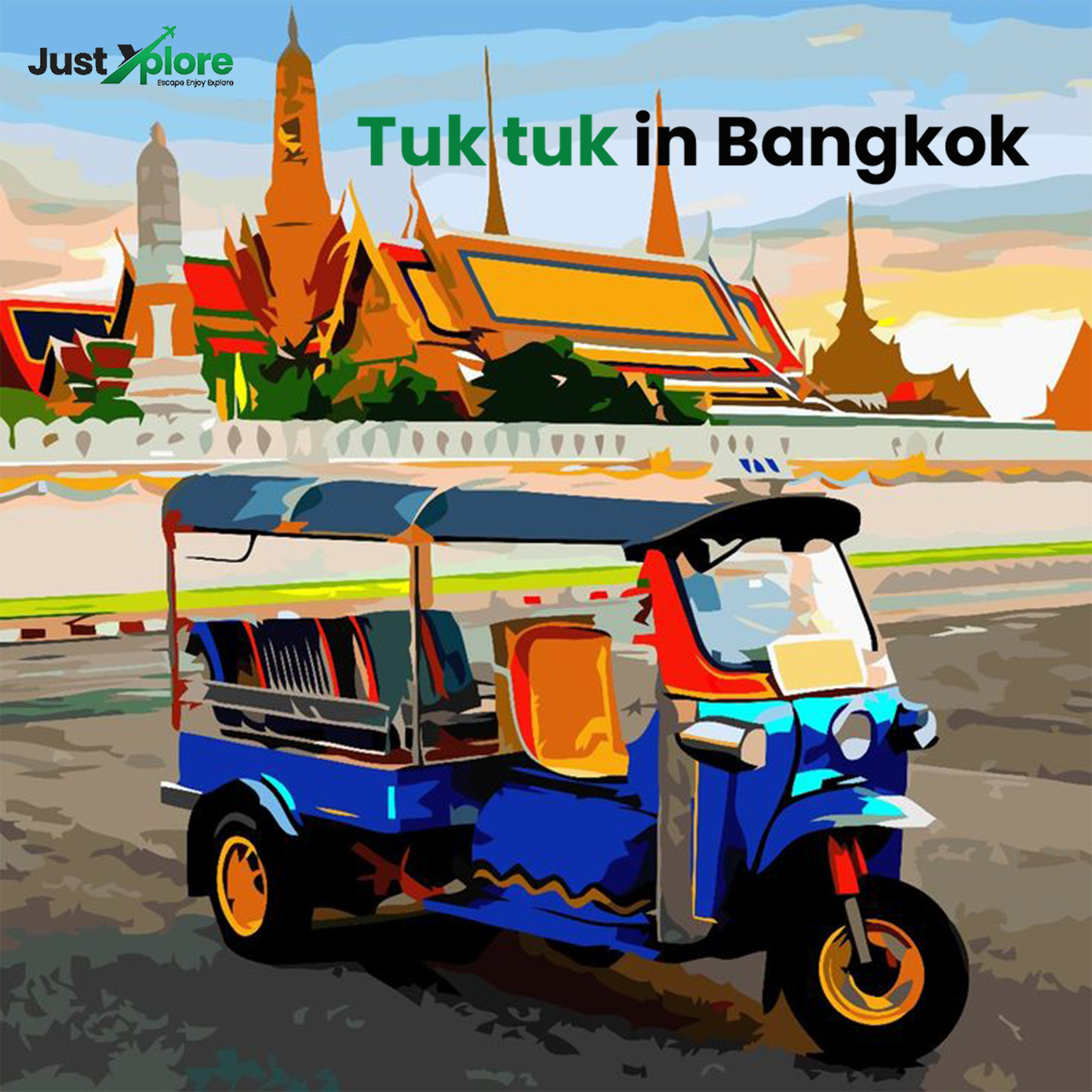 Tuk tuk in Bangkok