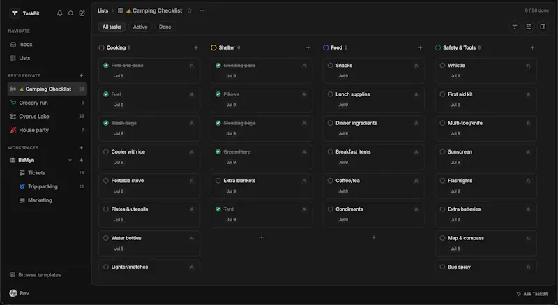 Taskbit screenshot 6