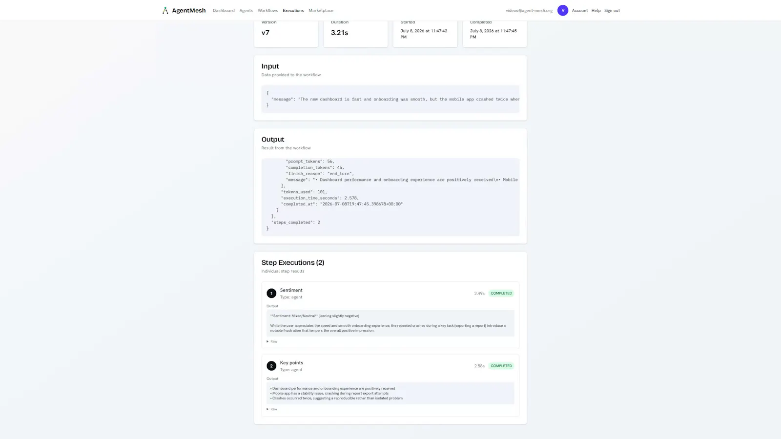 AgentMesh screenshot 5