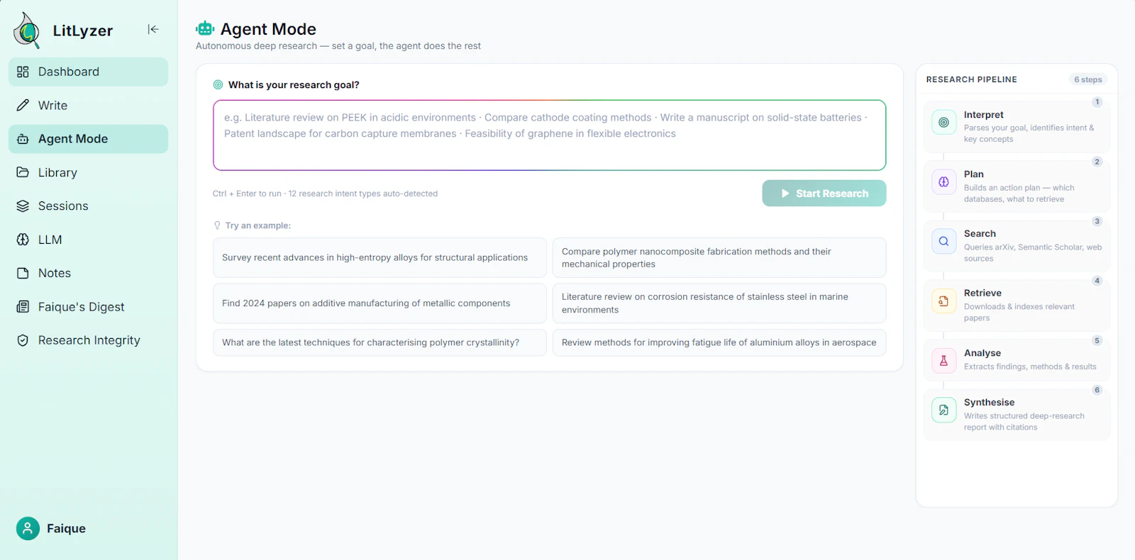 LitLyzer - Research Intelligence screenshot 3