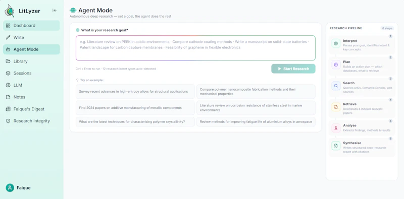 LitLyzer - Research Intelligence screenshot 3