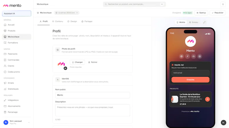 Mento screenshot 4