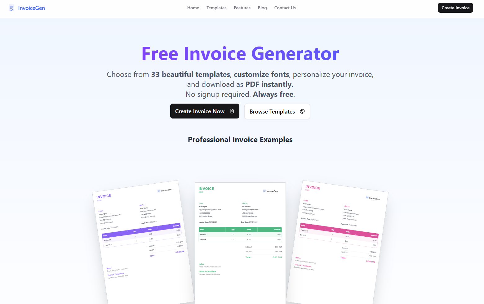 InvoiceGen gallery image