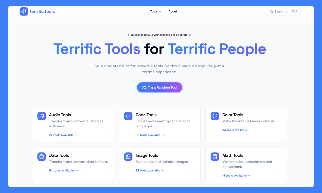 terrific.tools media 2