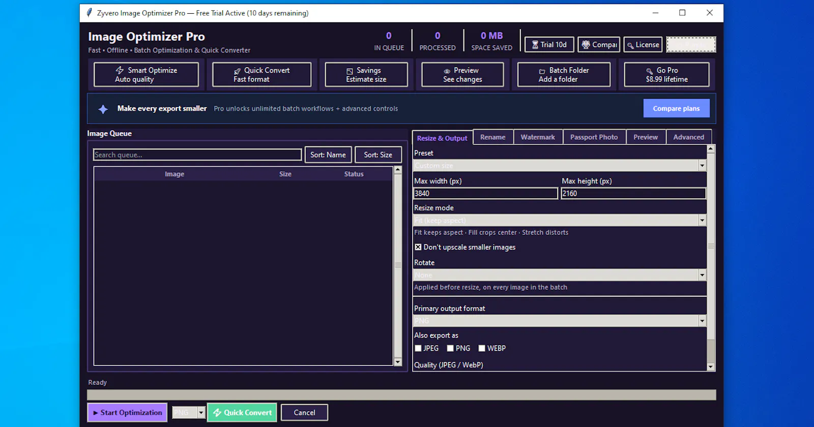 Zyvero Image Optimizer Pro screenshot 2