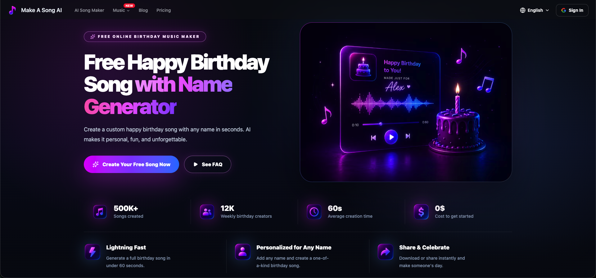 Make A Song AI gallery image