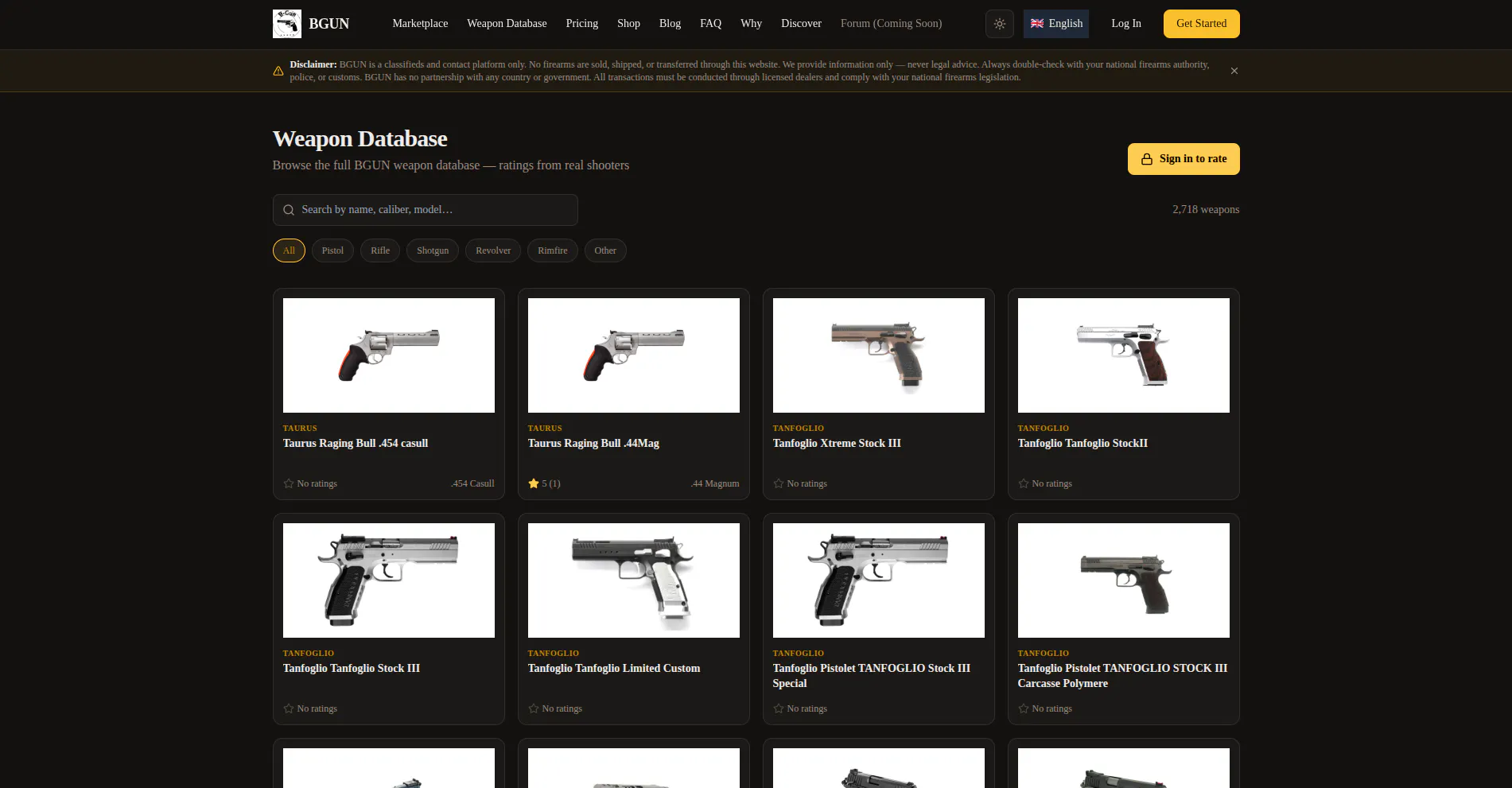 BGUN — European Firearms Platform gallery image