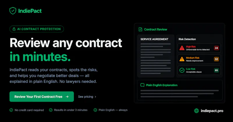 IndiePact screenshot 1