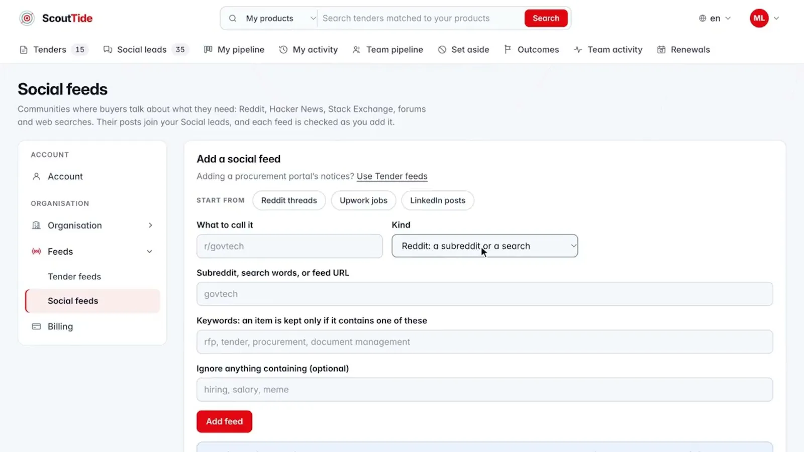 ScoutTide screenshot 1 (video preview)