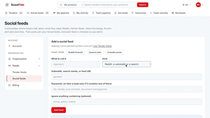 ScoutTide screenshot 1 (video preview)