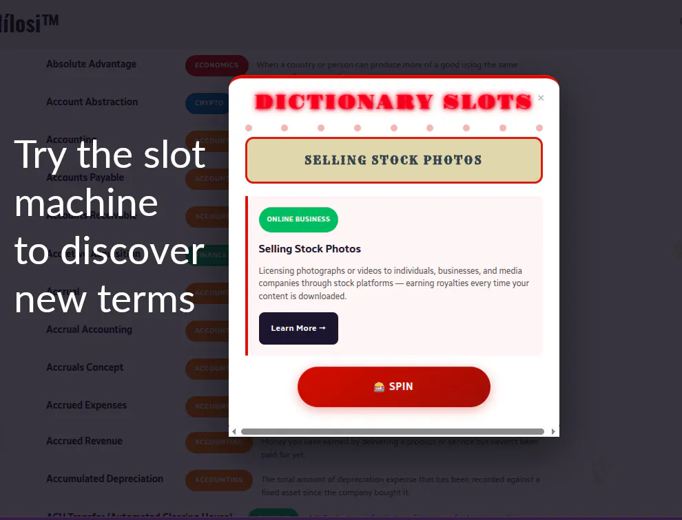 The Dollar Dictionary gallery image