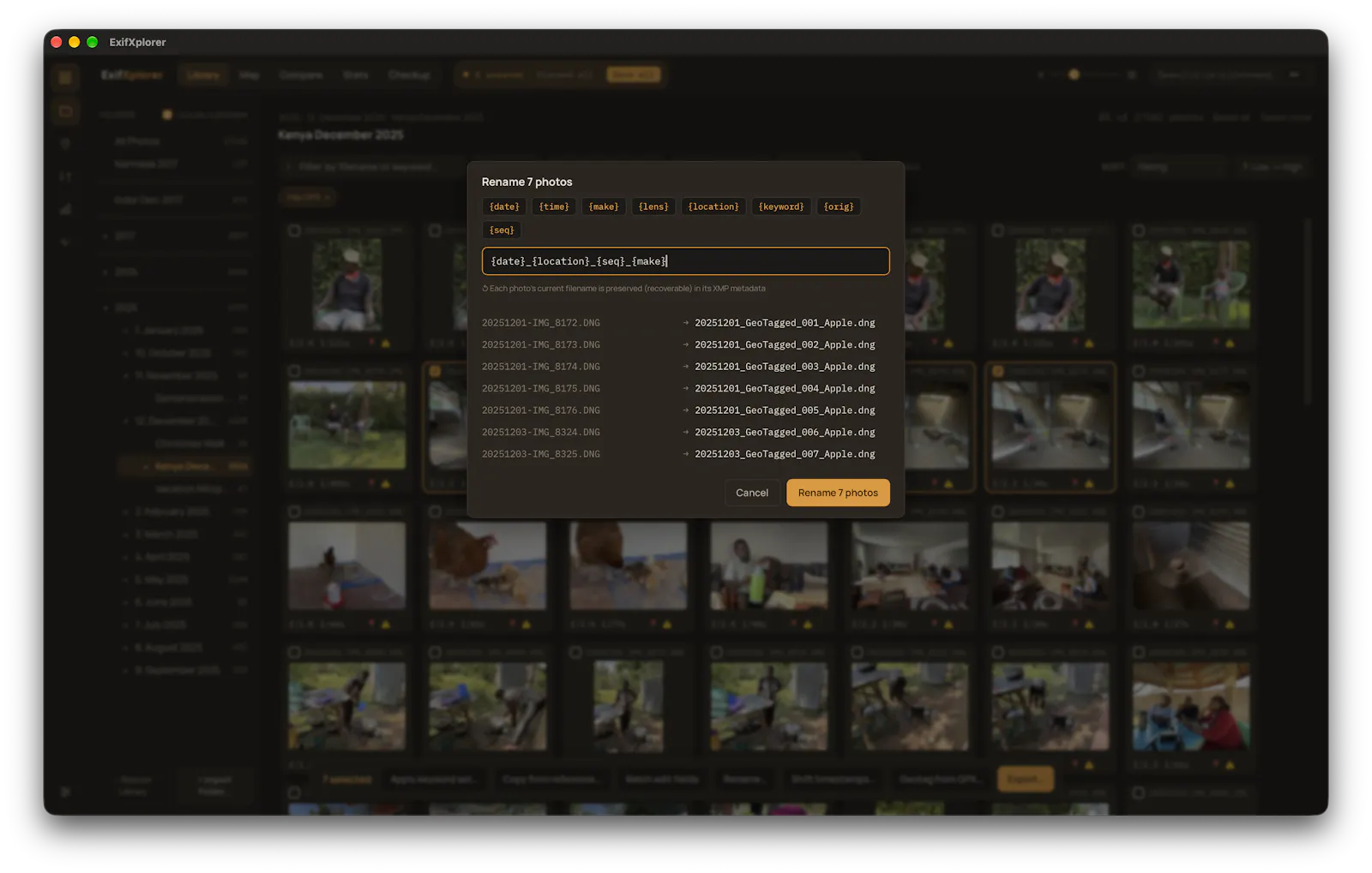 ExifXplorer screenshot 7