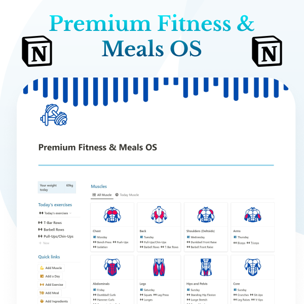 Fitness et repas premium