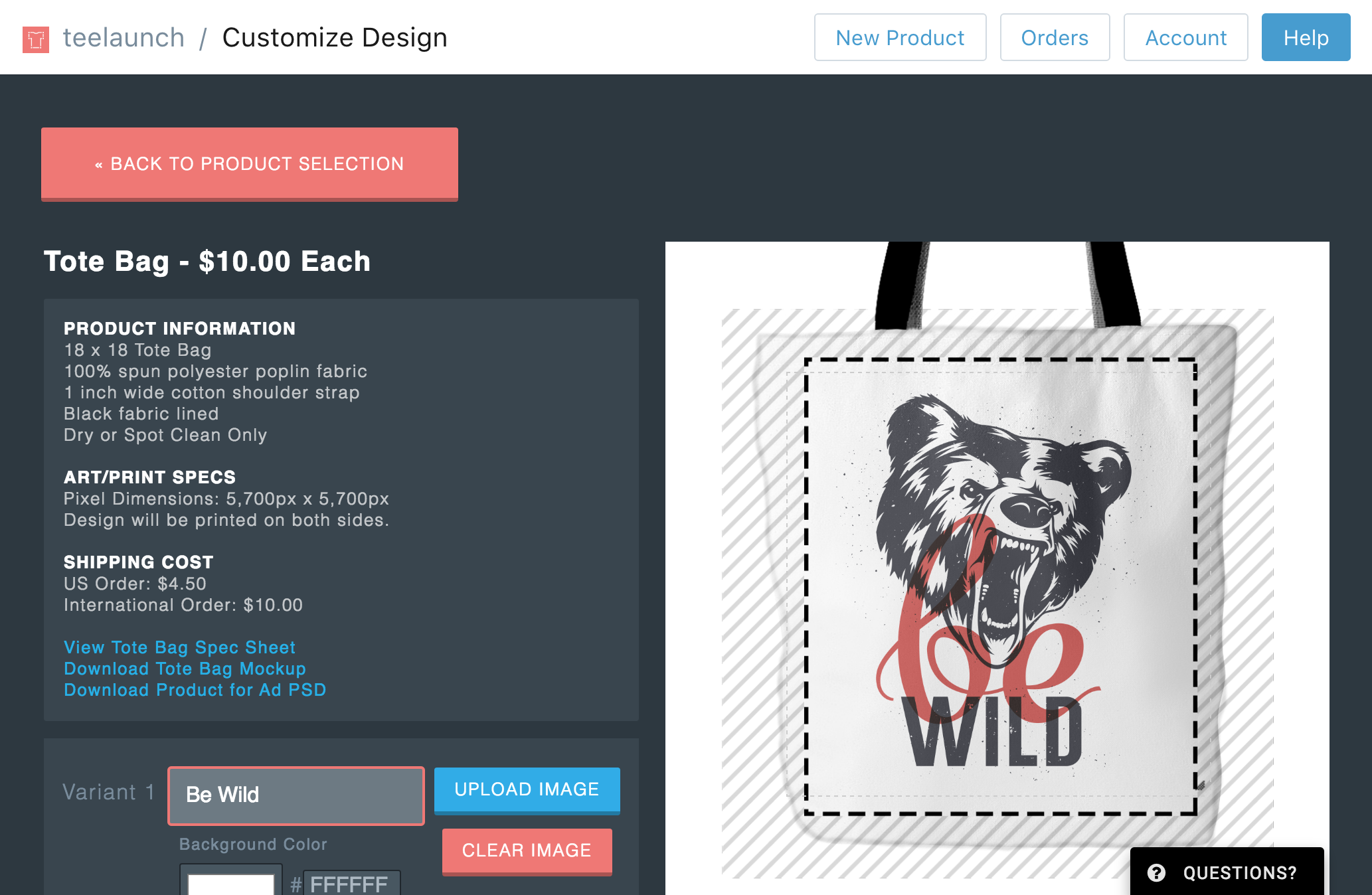 teelaunch gallery image