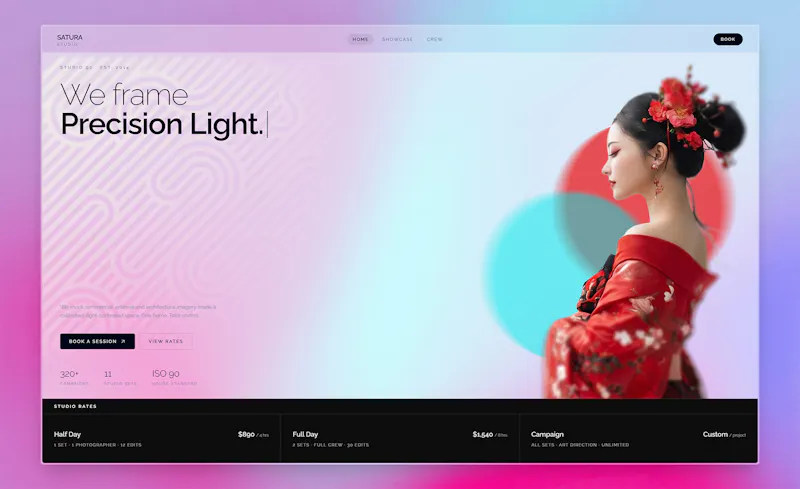 SATURA Studio screenshot 1