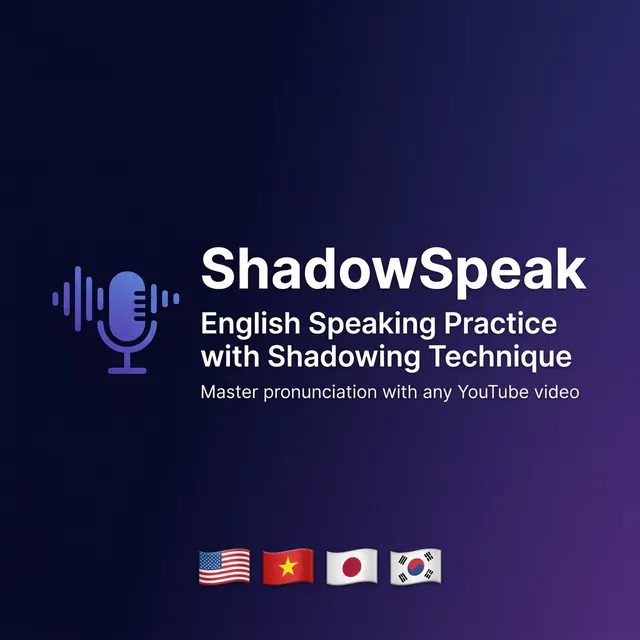 SpeakShadow 제품 배너