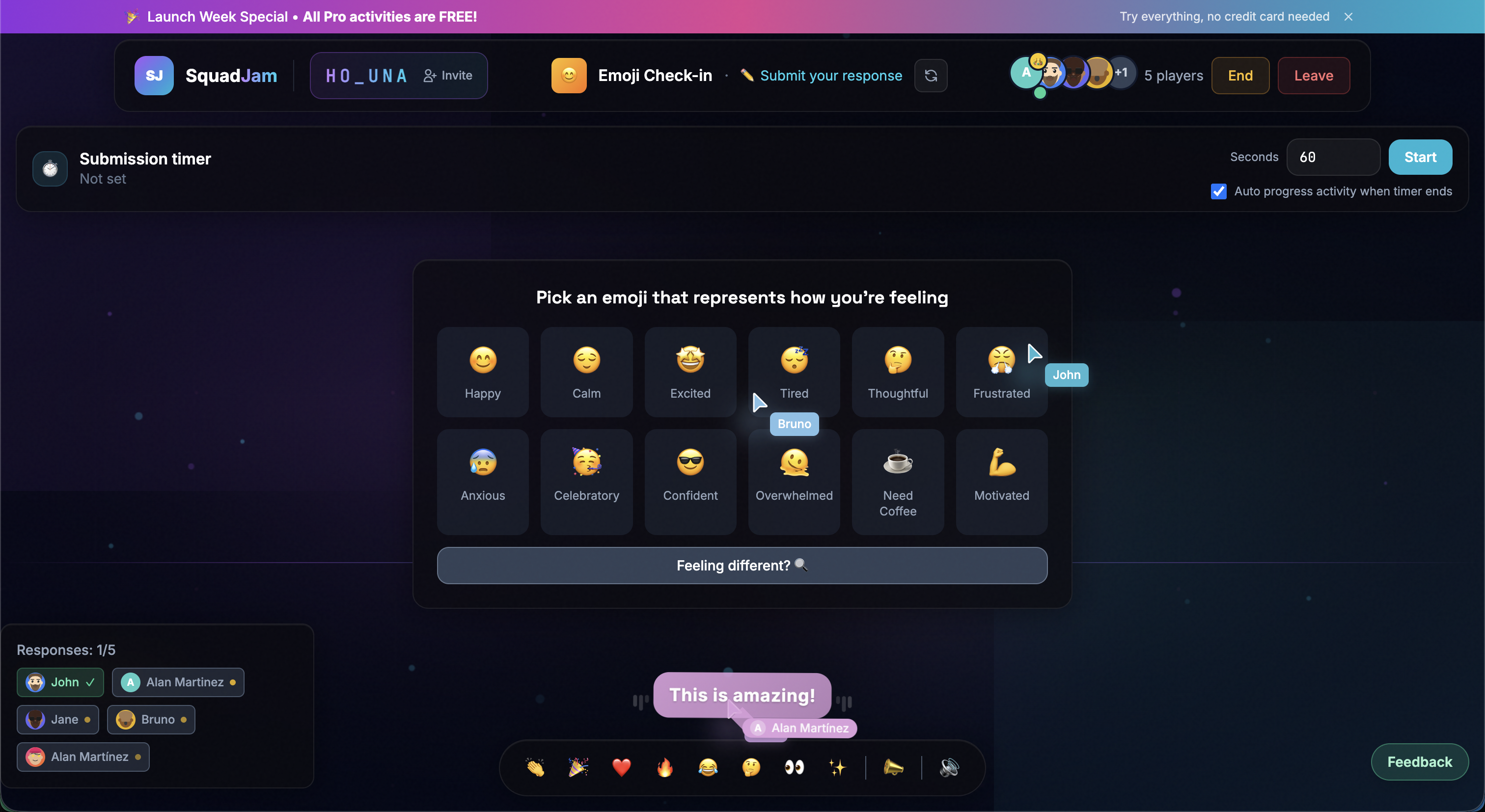 SquadJam - Screenshot 2 showing product features and functionality