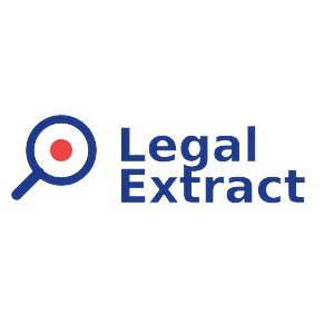 LEGAL EXTRACT AI - Product Hunt launch logo and brand identity