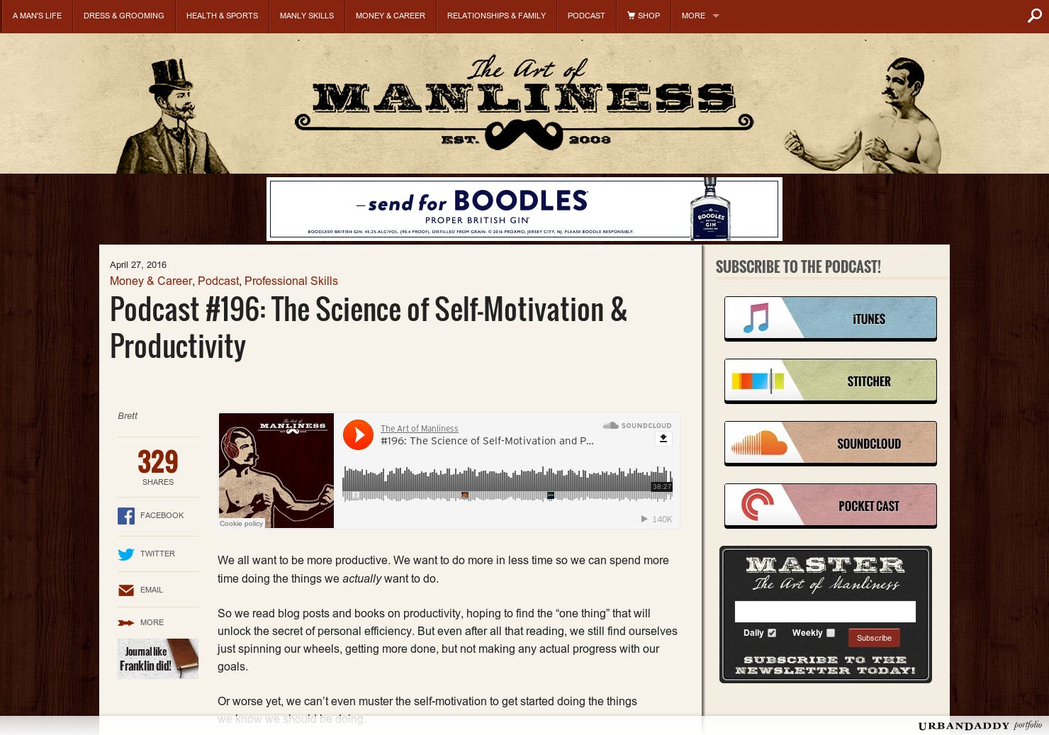 The Art of Manliness media 1