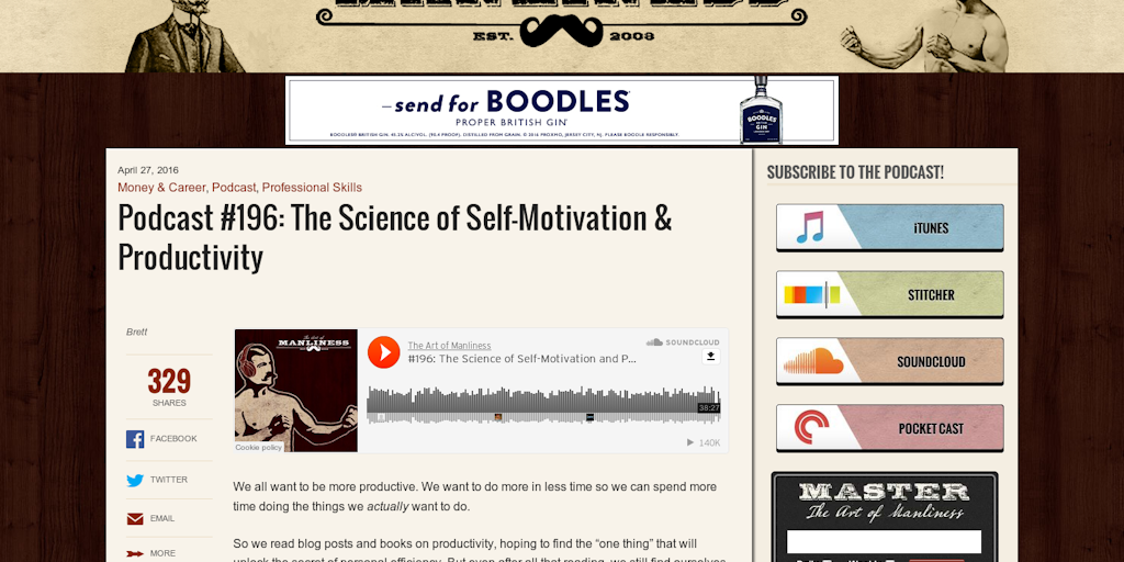 The Art of Manliness Image