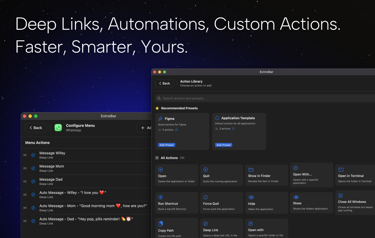 ExtraBar - Screenshot 3 showing product features and functionality