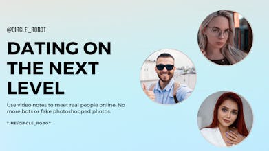 Circle | Video dating in Telegram gallery image